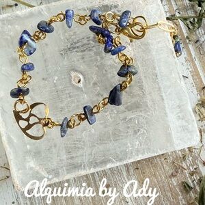 Alquimia Blue and Gold Bracelet